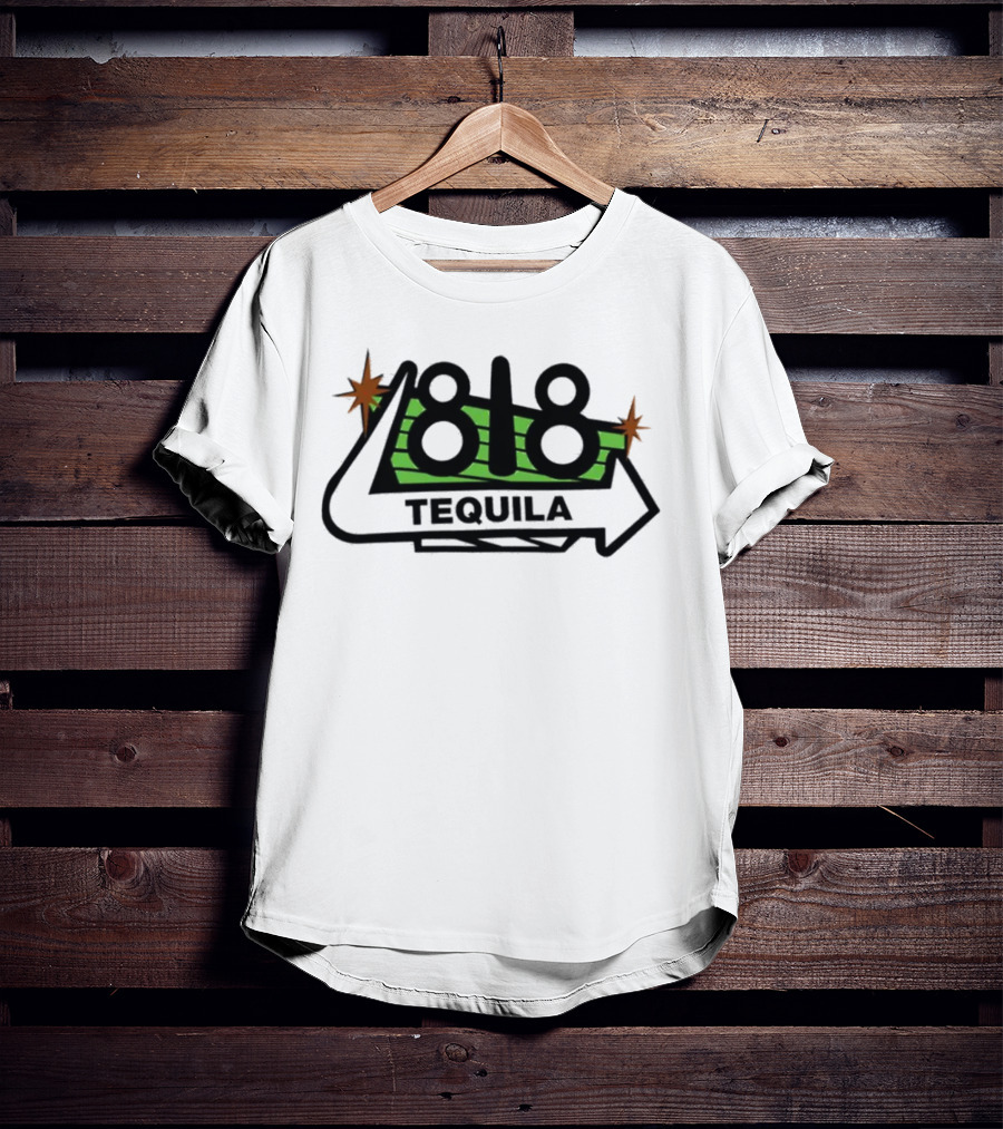 818 Tequila Logo With Stars And Arrow T-Shirt