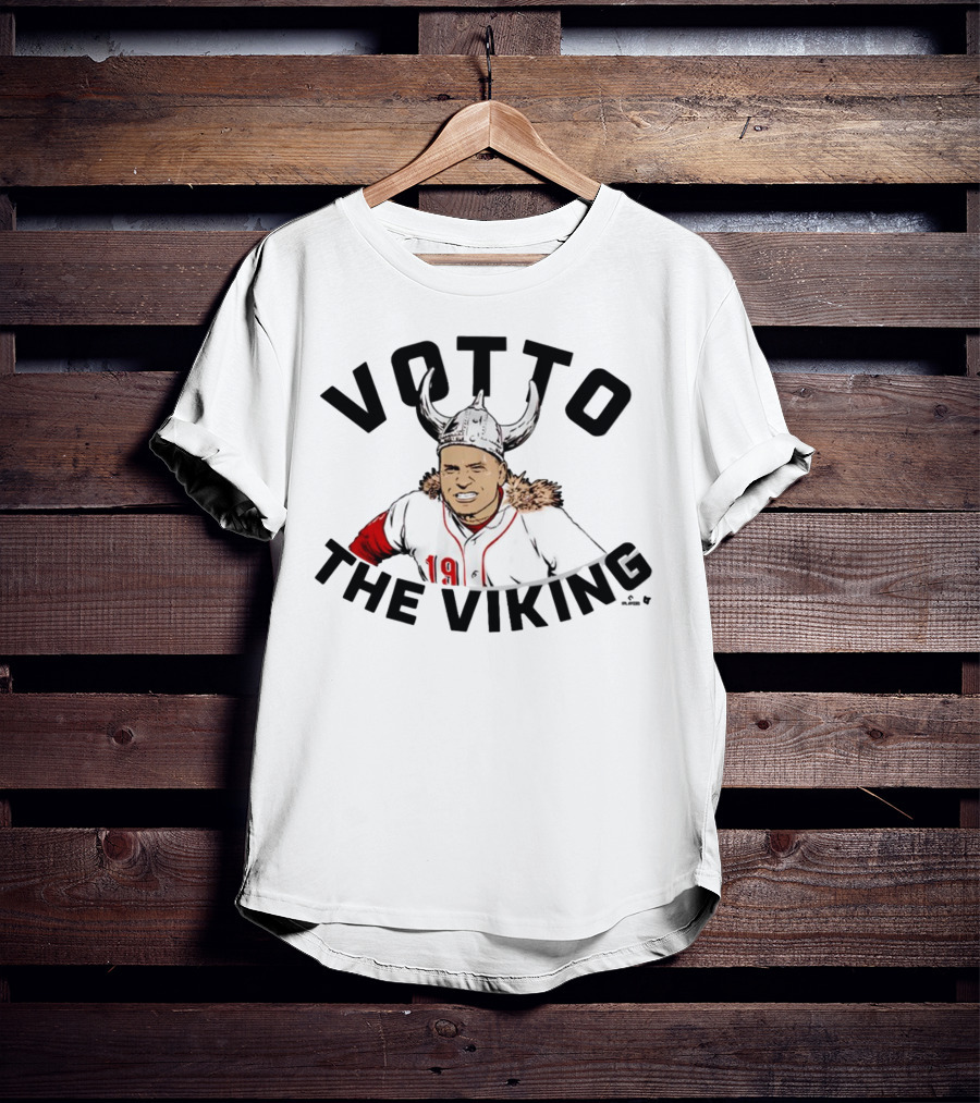 Cincinnati Reds Joey Votto Votto The Viking T-Shirt