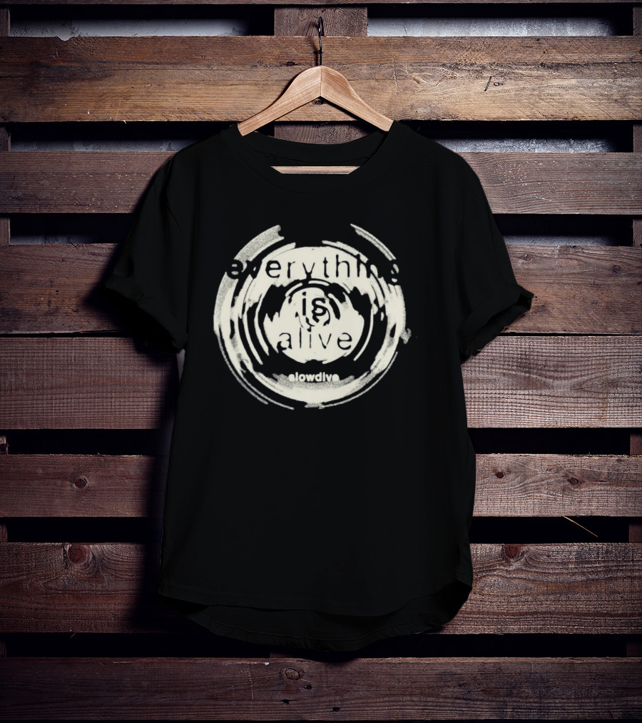 Everything Is Alive Slowdive Album Cover T-Shirt
