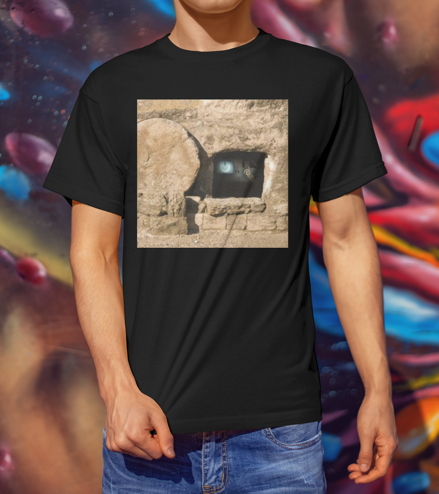 Reboot Van Cave With Stone Doorway And Tech Screen T-Shirt