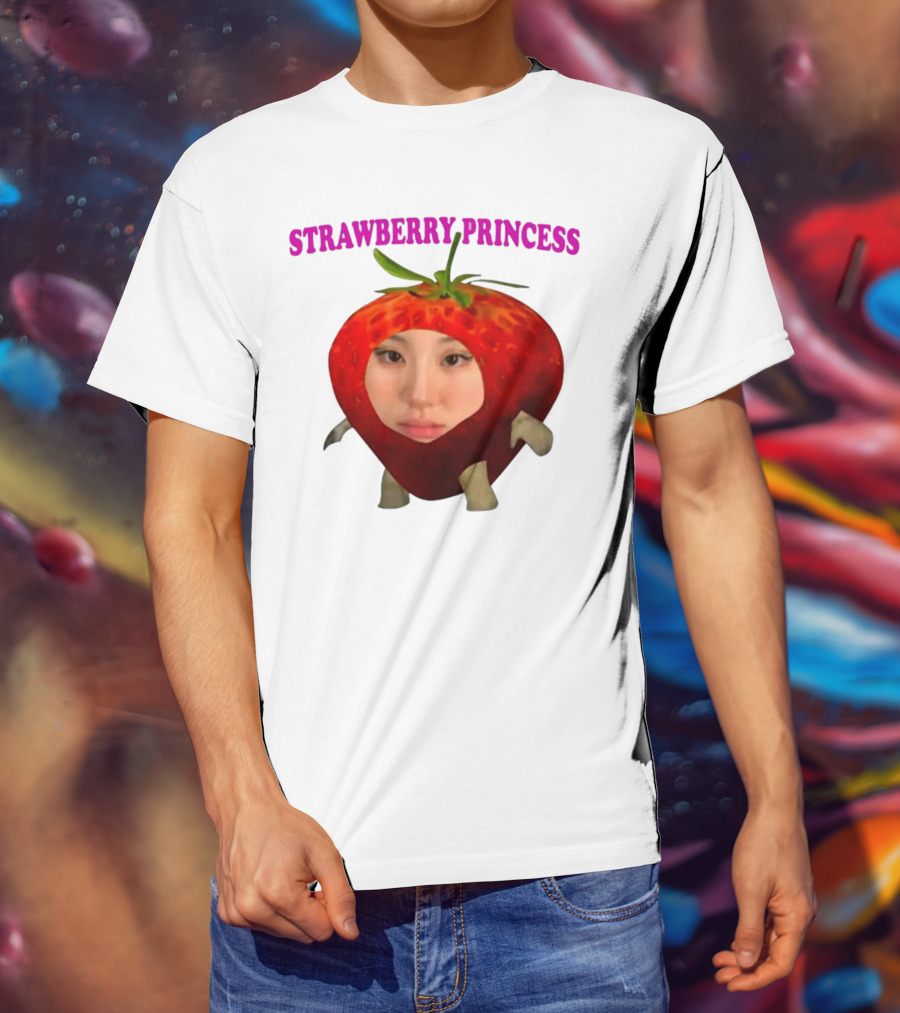 Chaeyoung Strawberry Princess In A Strawberry Costume T-Shirt