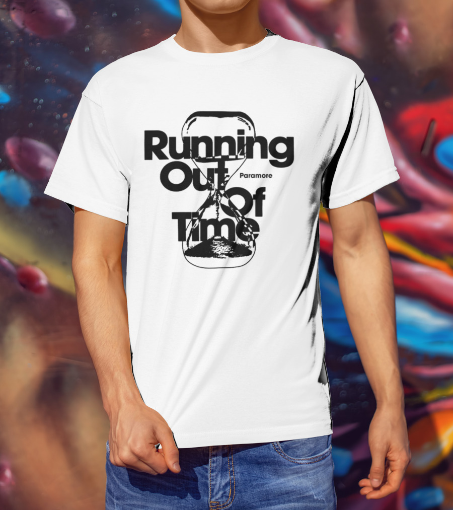 Paramore Running Out Of Time Hourglass T-Shirt