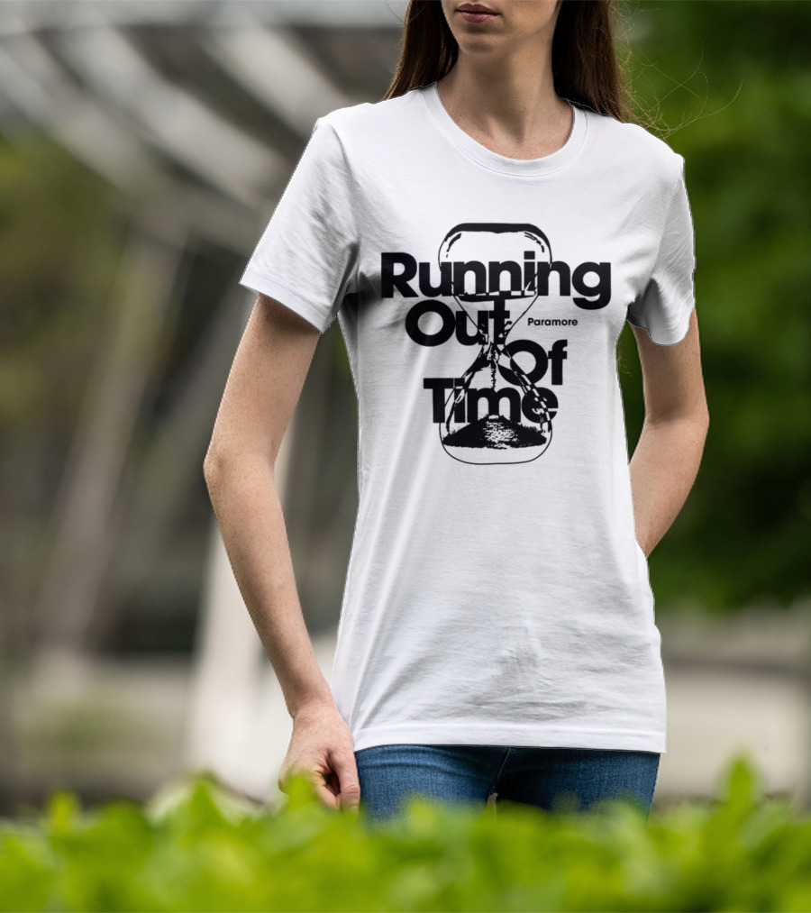 Paramore Running Out Of Time Hourglass T-Shirt
