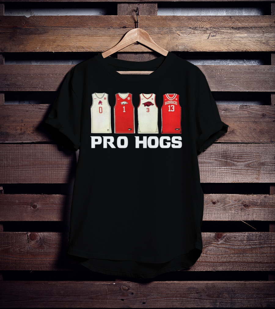 Pro Hogs Arkansas Basketball Jerseys Razorbacks Icons T-Shirt