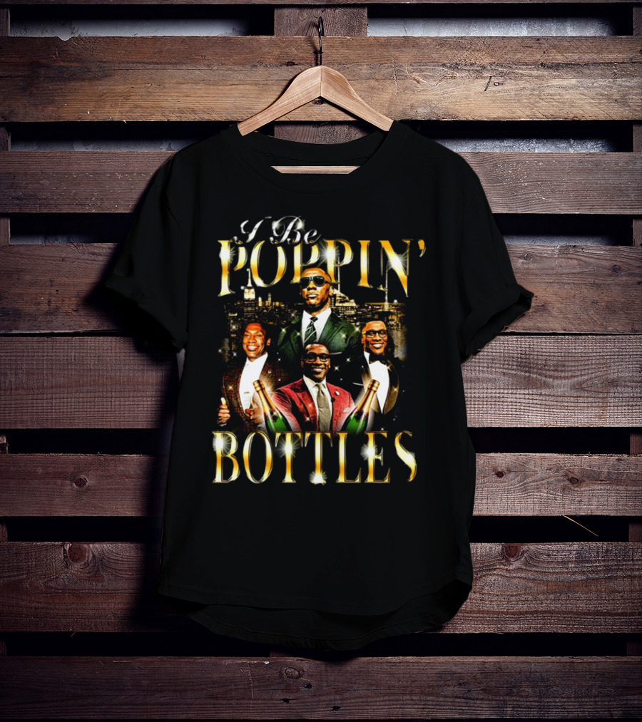 Notsafeforwear Shop I Be Poppin Bottles City Lights T-Shirt