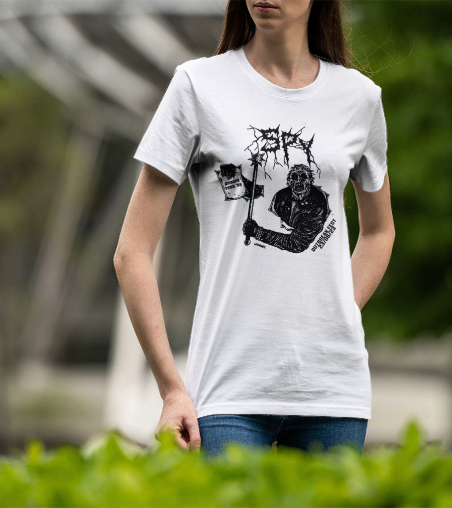 Spy Worldwide Outbreak Fest 23-06/25 Metal Zombie T-Shirt