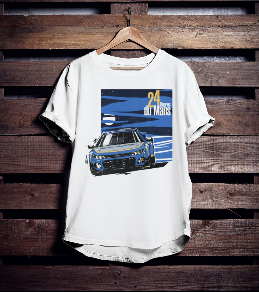 24 Heures Du Mans Racing Car Scene Cam De Bastiani T-Shirt