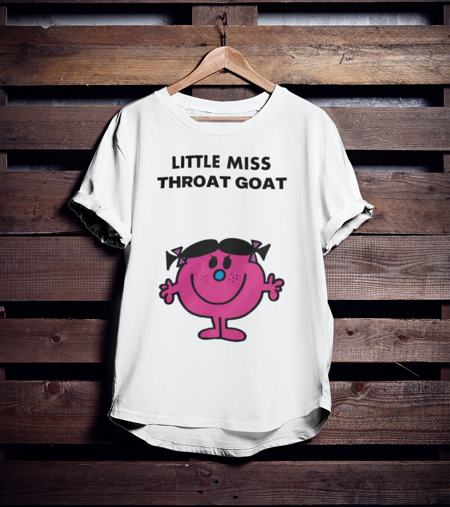 Little Miss Throat Goat Mr. Men T-Shirt