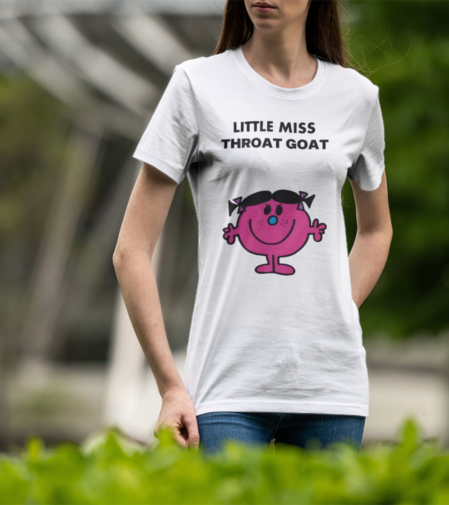 Little Miss Throat Goat Mr. Men T-Shirt