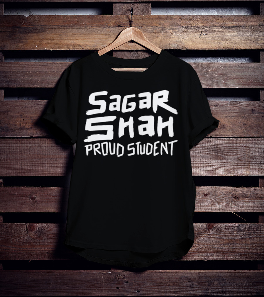 Sagar Shah Proud Student Chess Enthusiast Collection T-Shirt