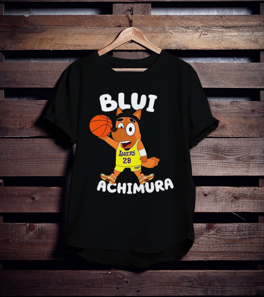 Blui Hachimura Lakers 28 Basketball Player Fox T-Shirt
