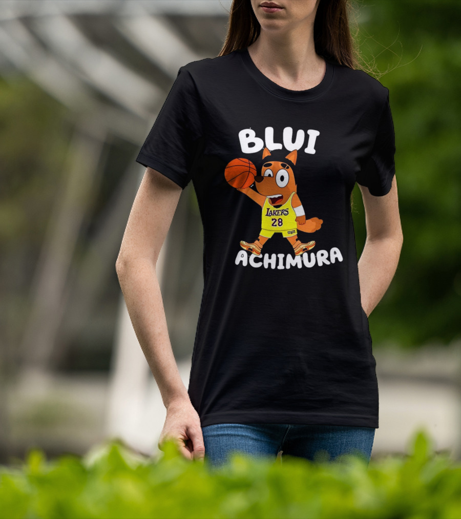 Blui Hachimura Lakers 28 Basketball Player Fox T-Shirt