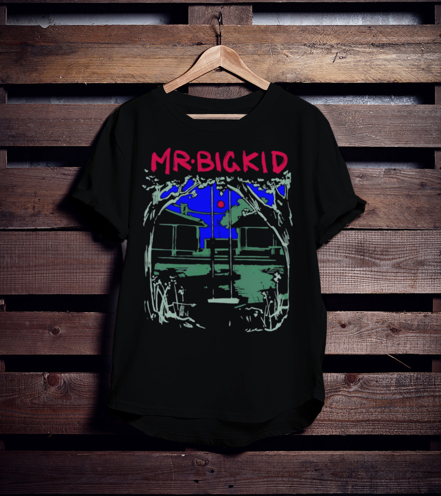 MR BIG KID Swing Under Tree House Night Scene T-Shirt