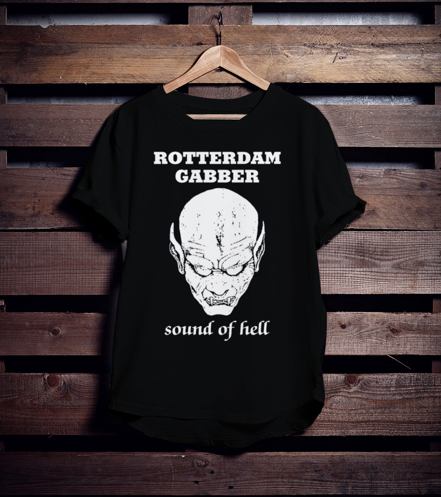 ROTTERDAM GABBER SOUND OF HELL Demon Head T-Shirt
