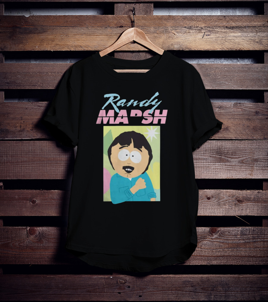 Randy Marsh Retro Pastel Cartoon Character T-Shirt