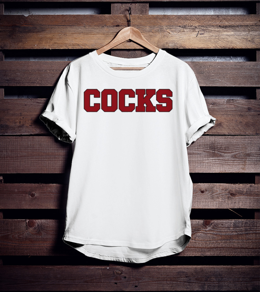 Yungblud Cocks Shirt Text Bold Red Lettering T-Shirt
