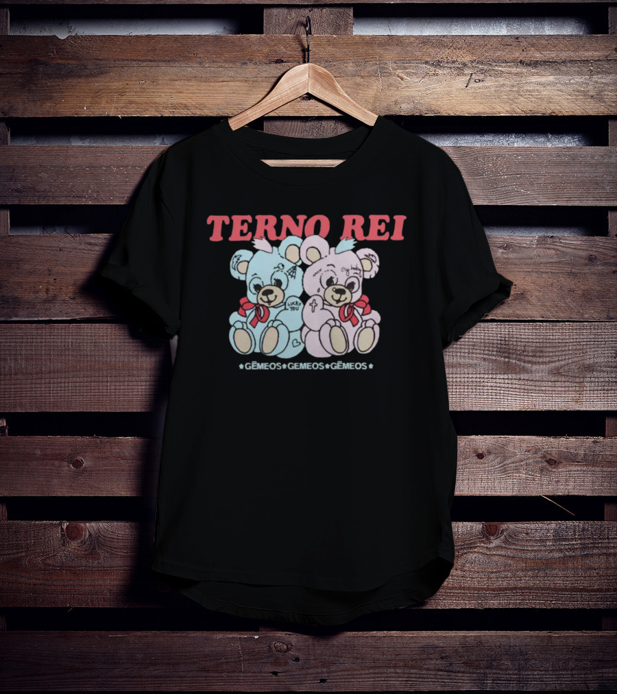 Terno Rei Ursinhos Gêmeos Gêmeos Gêmeos T-Shirt