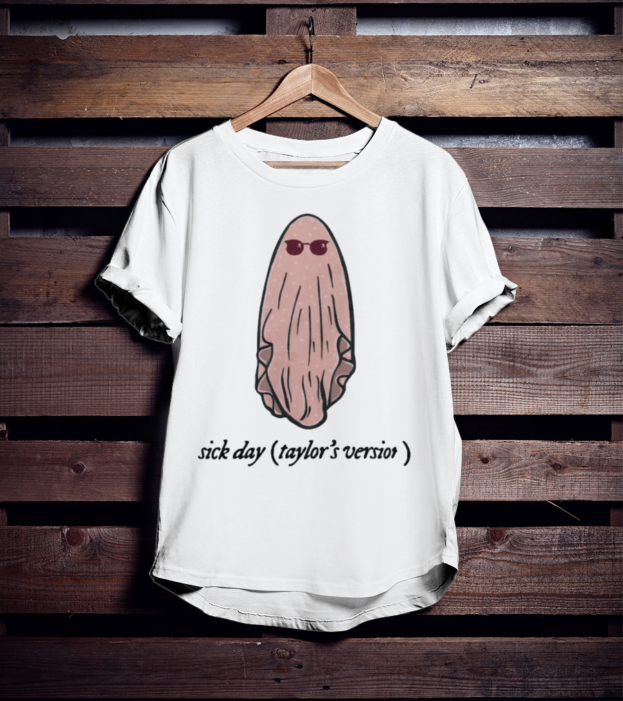 Sick Day Taylor's Version Ghost With Sunglasses T-Shirt