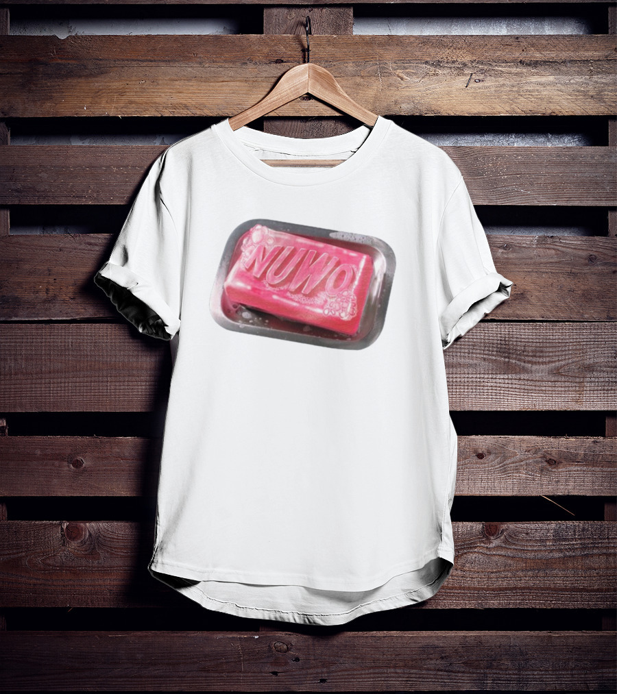 NUWO Pink Bar Soap In Soap Dish T-Shirt