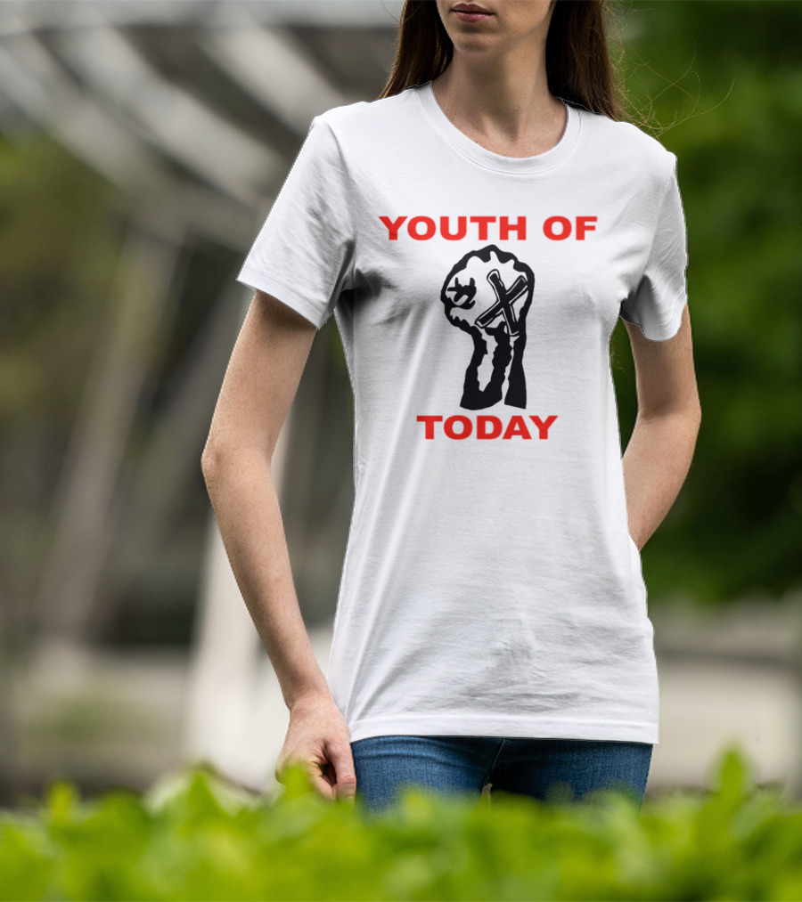 Youth Of Today Fist With Cross T-Shirt
