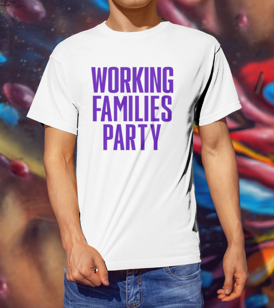 Working Families Party Bold Purple T-Shirt