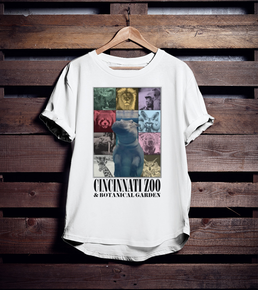 Cincinnati Zoo And Botanical Garden Animal Collage Cnz Eras T-Shirt