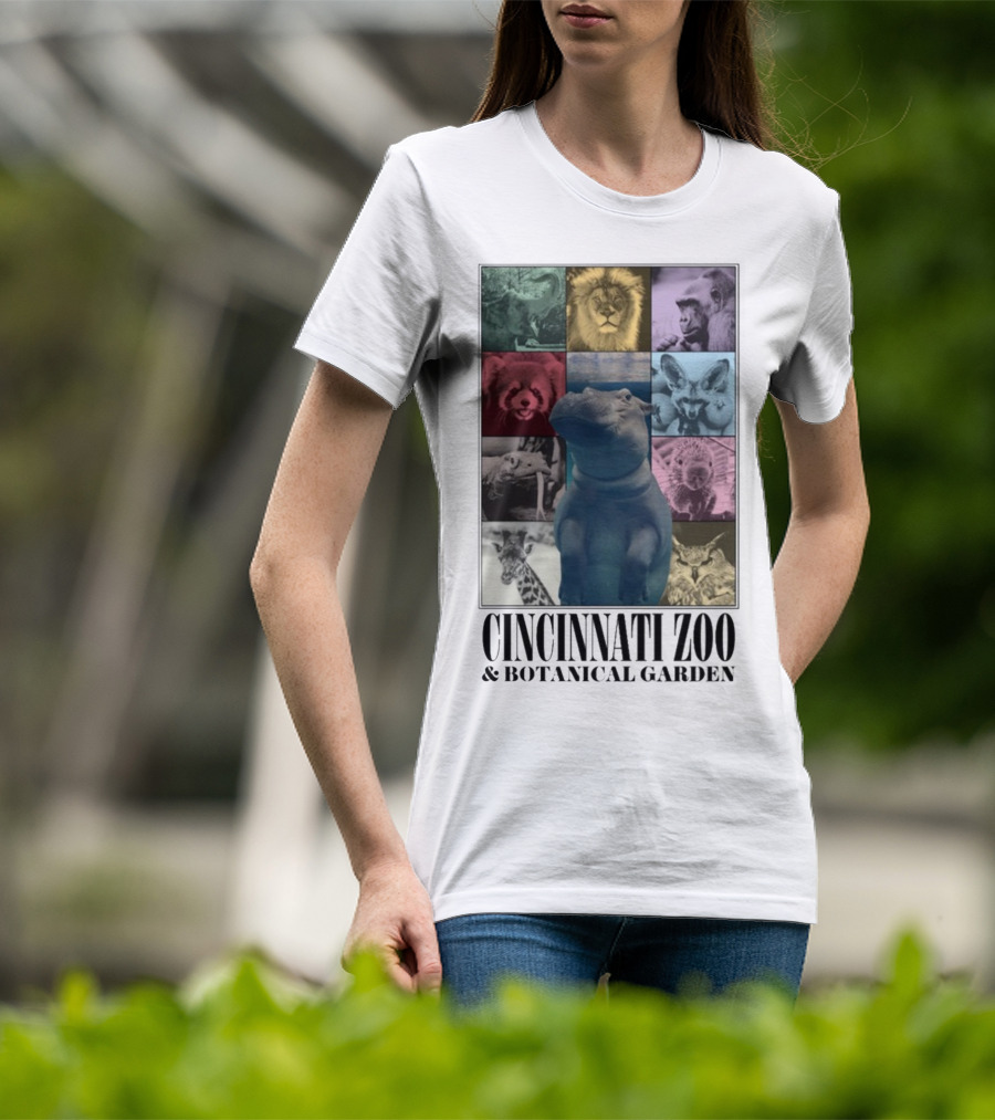 Cincinnati Zoo And Botanical Garden Animal Collage Cnz Eras T-Shirt
