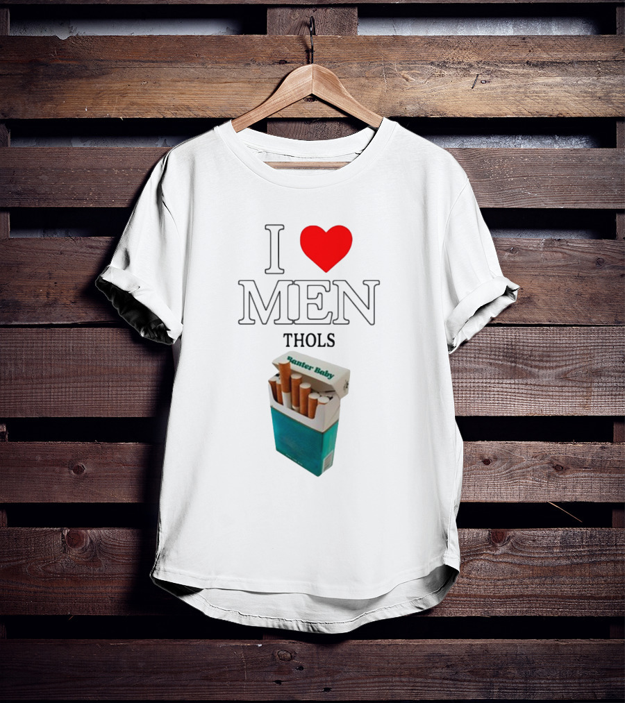 I Heart Men Thols Banter Baby Cigarette Pack T-Shirt
