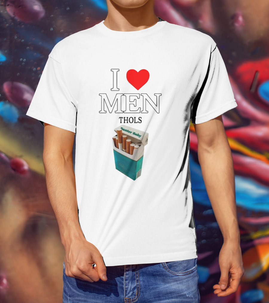 I Heart Men Thols Banter Baby Cigarette Pack T-Shirt