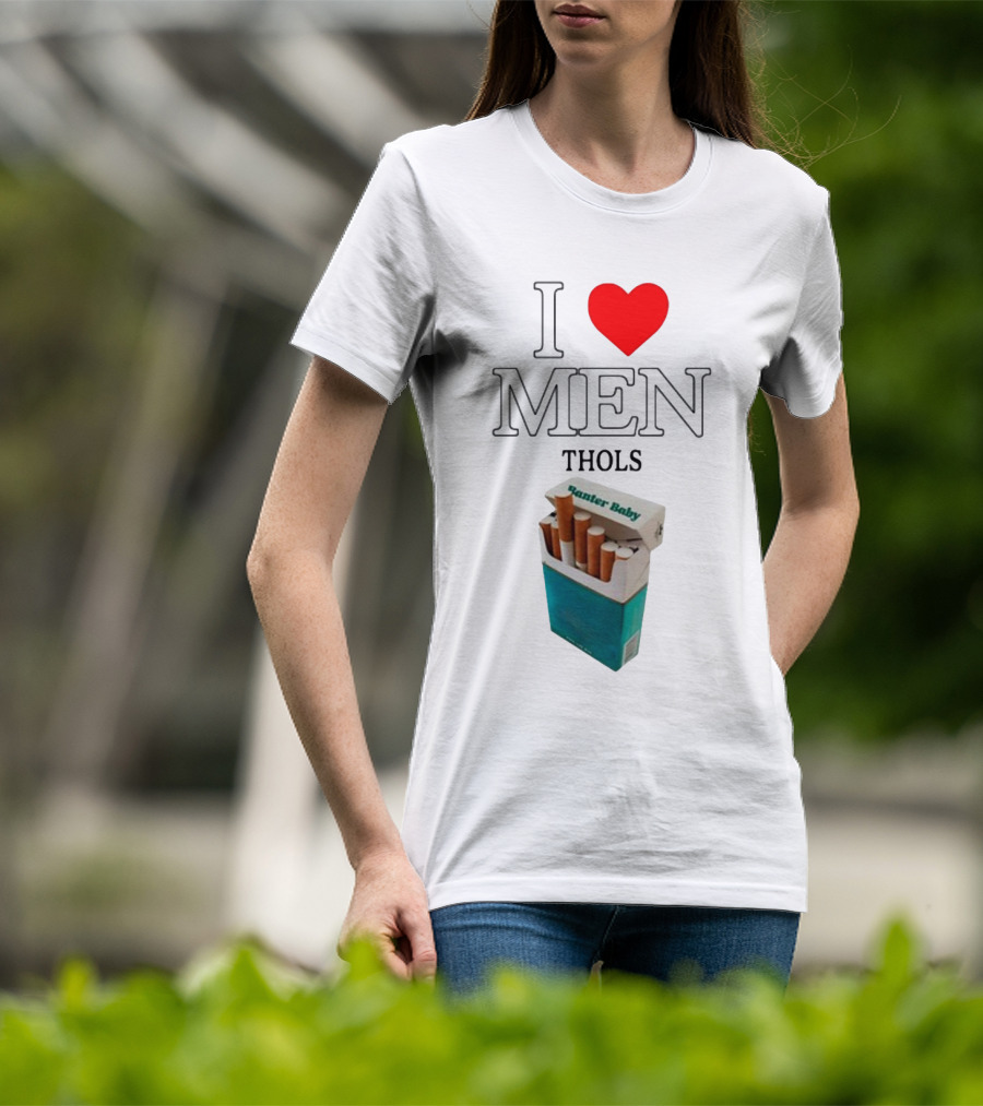 I Heart Men Thols Banter Baby Cigarette Pack T-Shirt