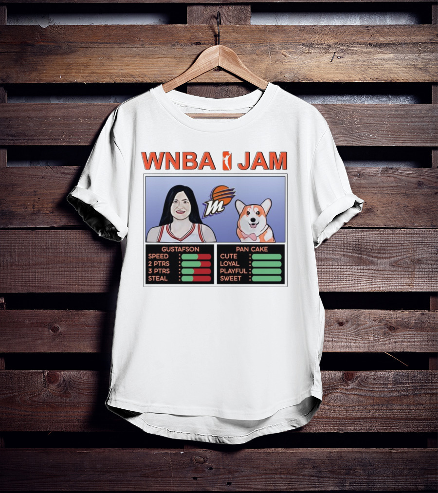 WNBA Jam Megan Gustafson Pan Cake Cute Loyal Playful Sweet T-Shirt