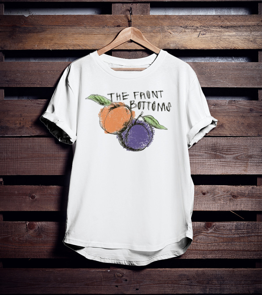 The Front Bottoms Peach And Purple Fruit T-Shirt