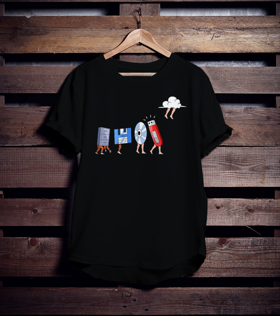 Computer Engineering Evolution Funny Geek Engineer Software T-Shirt