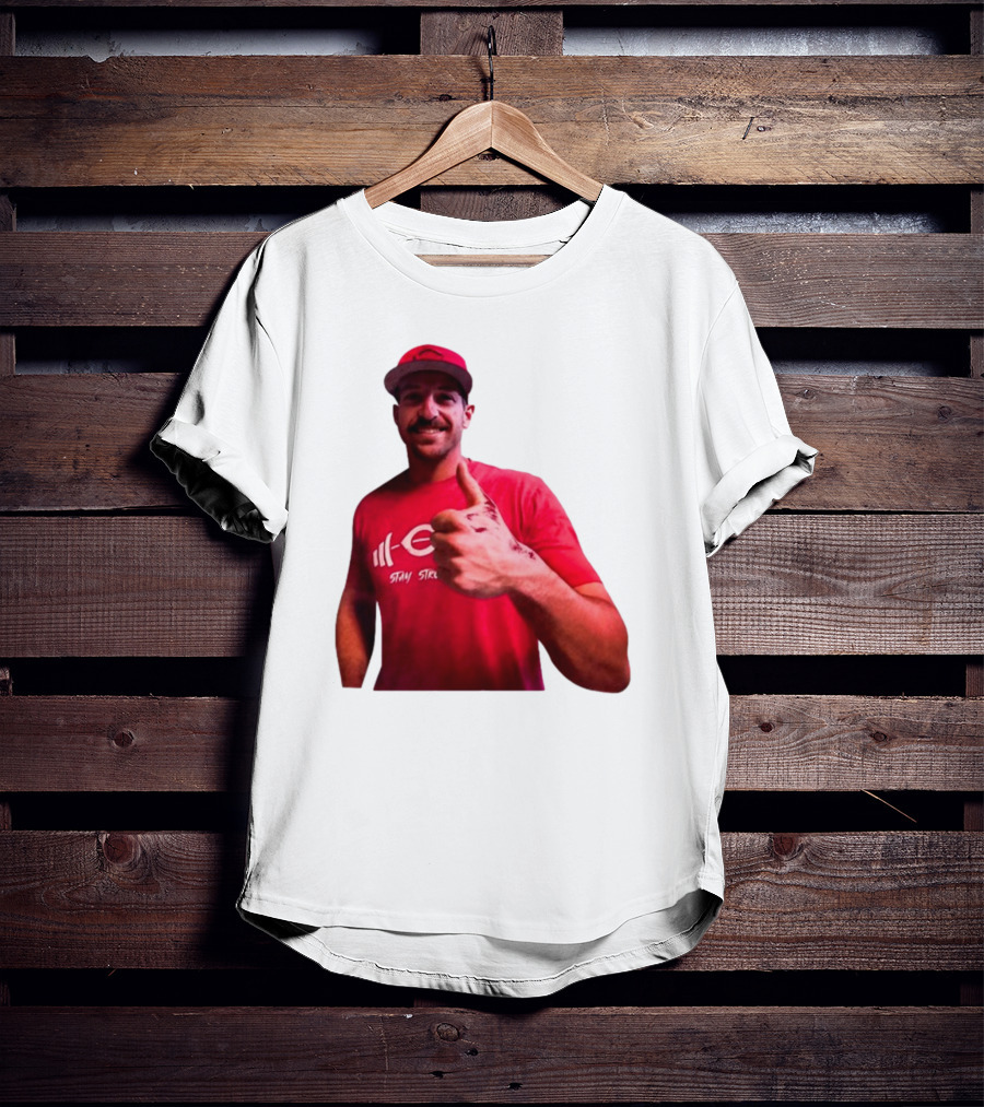 Stay Steer Thumbs Up Cincinnati Red Cap T-Shirt