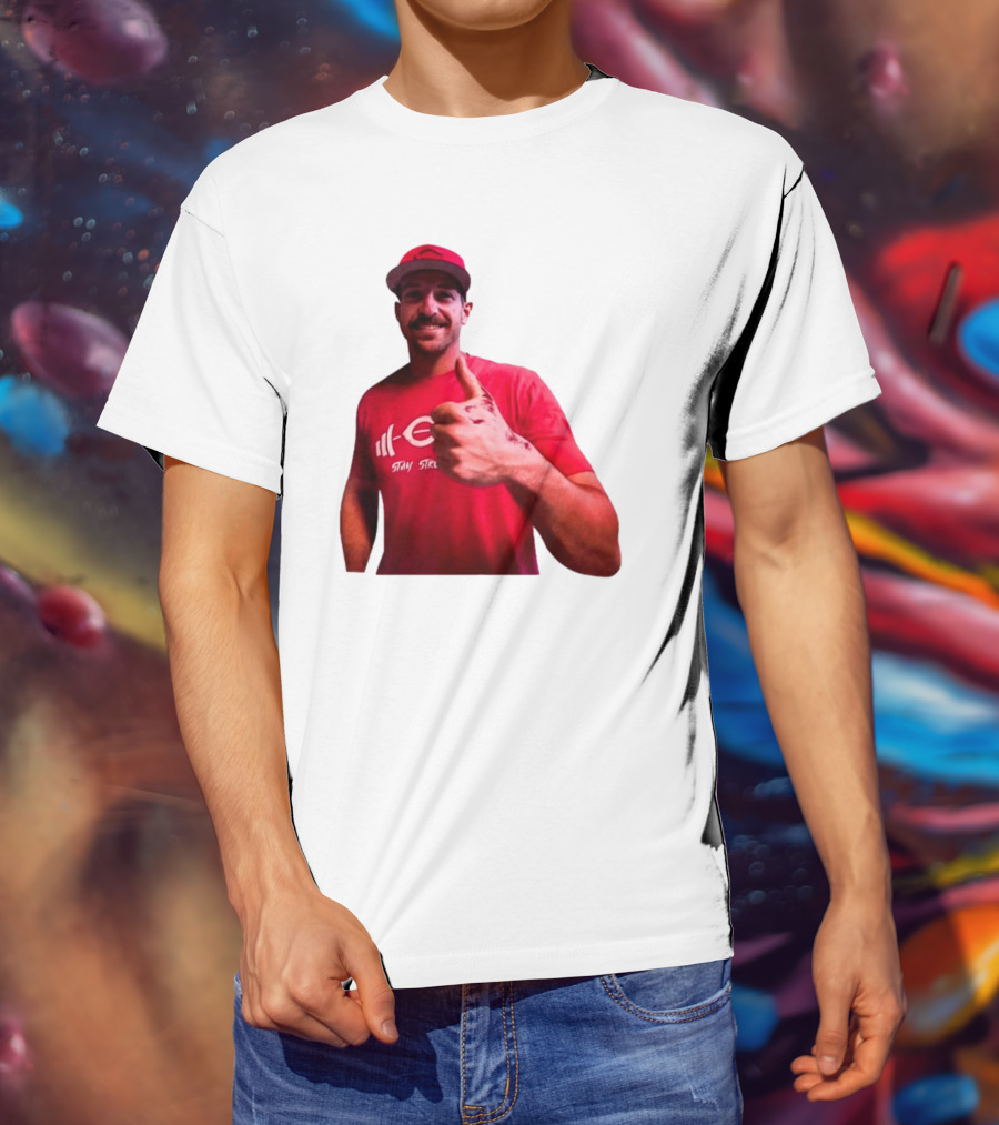 Stay Steer Thumbs Up Cincinnati Red Cap T-Shirt