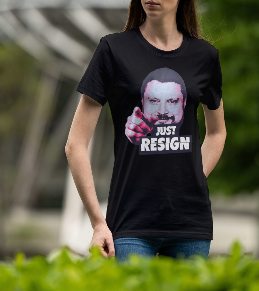 Simon Williams Just Resign Pointing Meme T-Shirt
