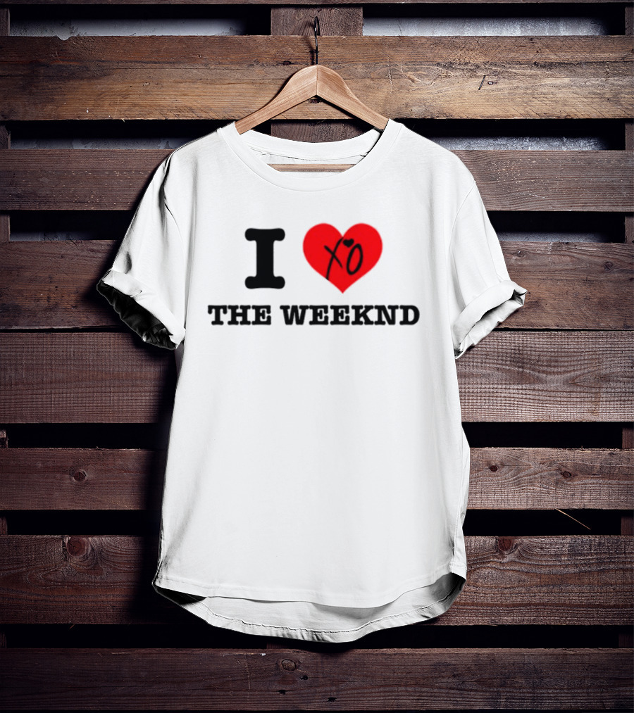 Hoesforclothes I Heart XO The Weeknd T-Shirt