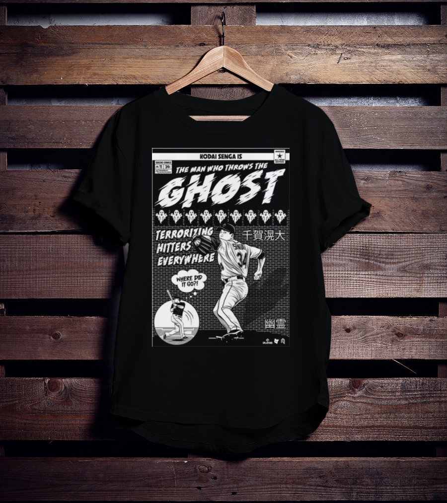 Kodai Senga Is The Man Who Throws The Ghost Terrorizing Hitters Everywhere Where Did It Go T-Shirt