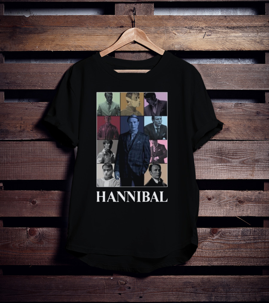 Hannibal Multifaceted Character Collage T-Shirt