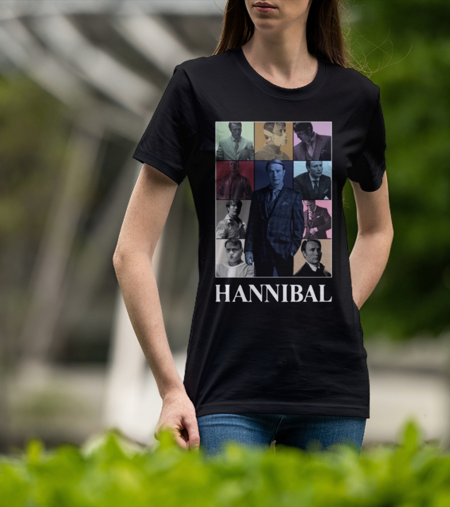 Hannibal Multifaceted Character Collage T-Shirt