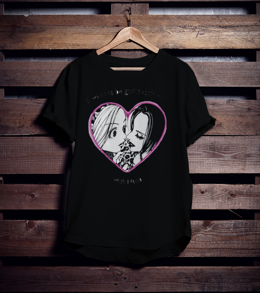 I Want To Be Girl Bestfriends With Nana Manga Heart T-Shirt