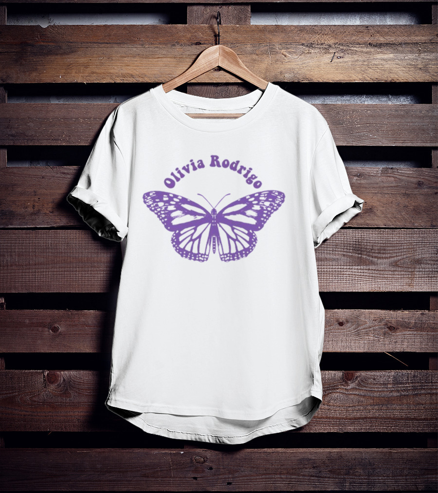 Olivia Rodrigo Guts Purple Butterfly T-Shirt