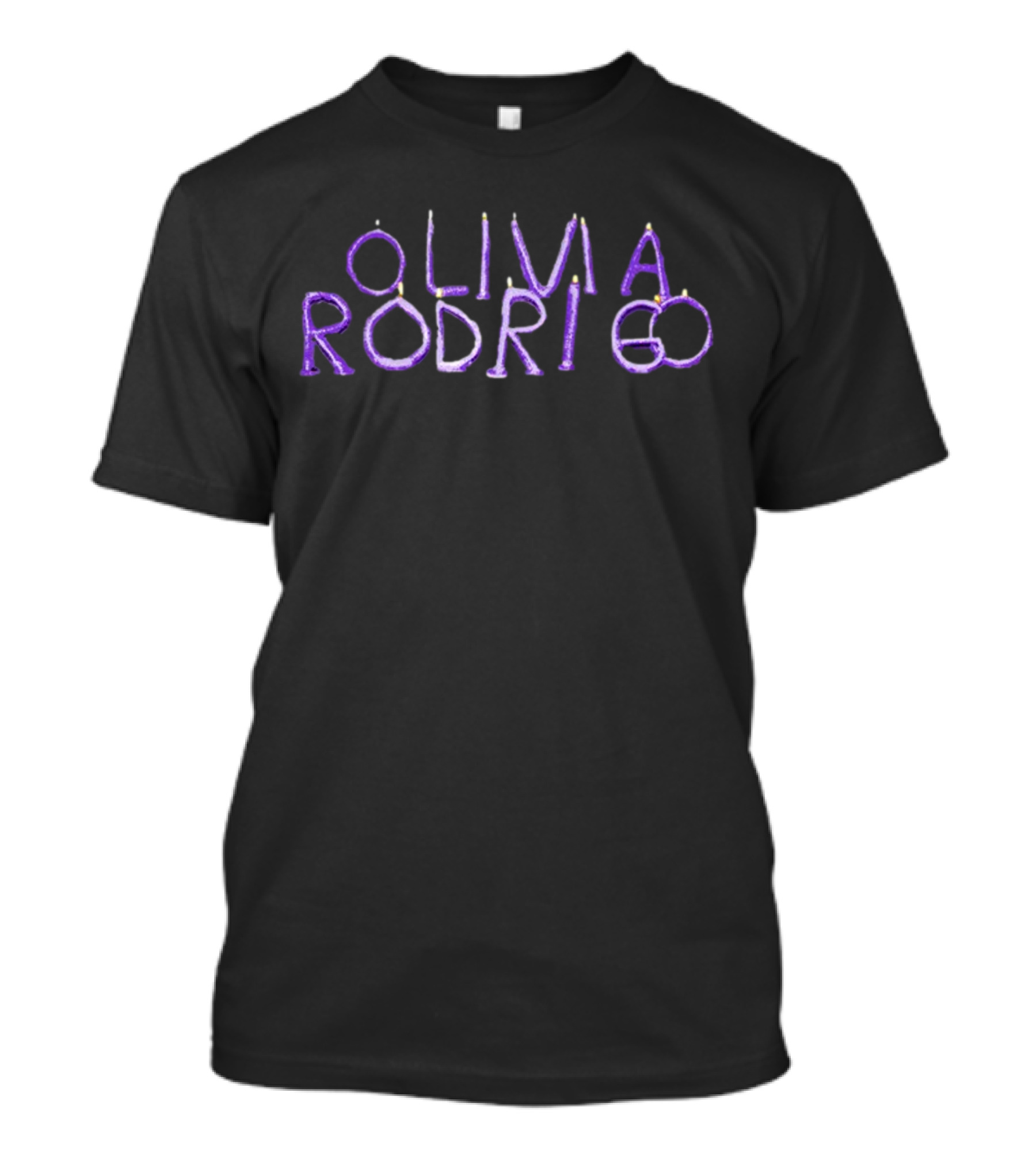 Olivia Rodrigo Candle Word T-Shirt