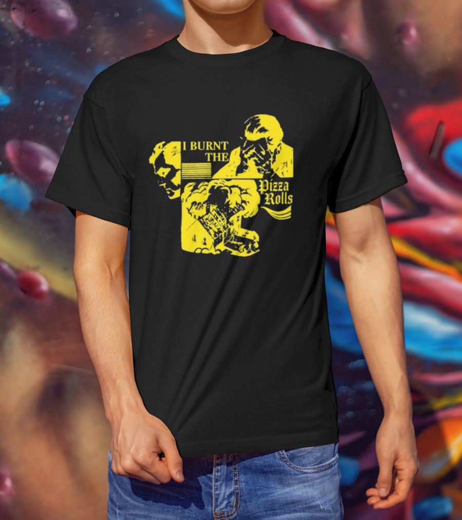 Freddytylerpaul I Burnt The Pizza Rolls Retro Comic T-Shirt