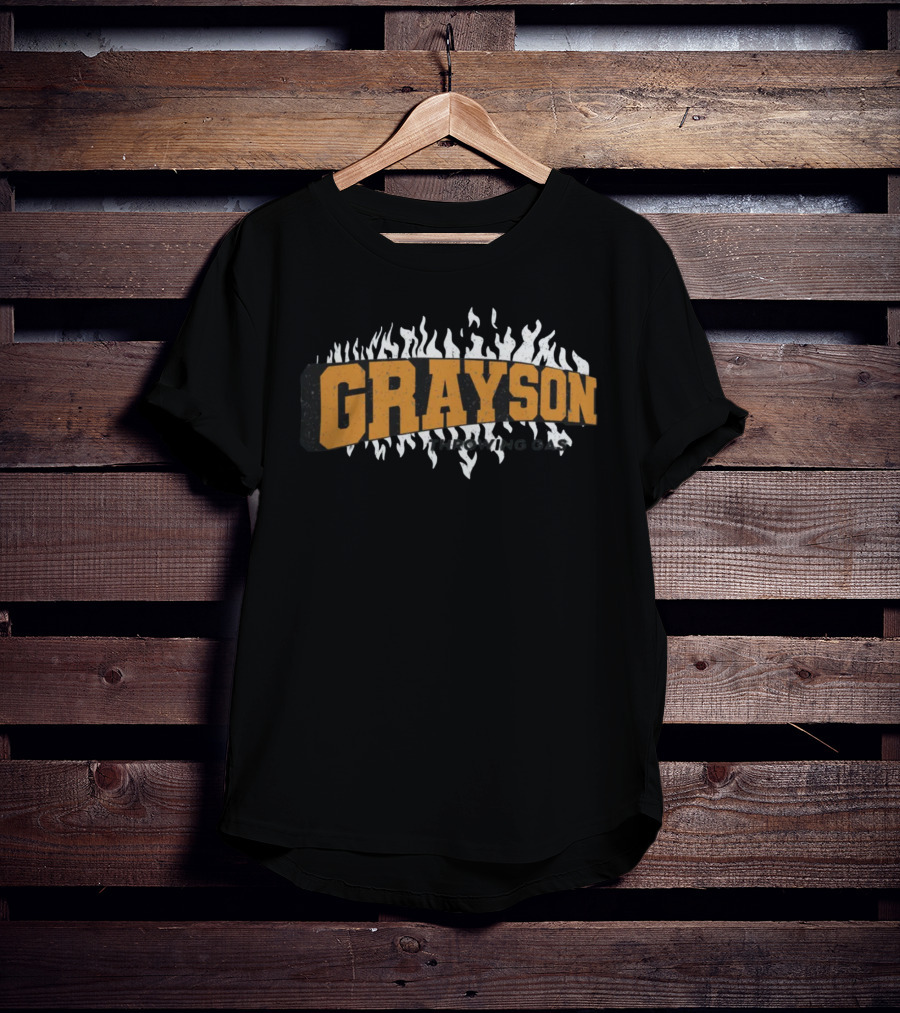 Birdlandsports Grayson Flames Throwing Gas T-Shirt