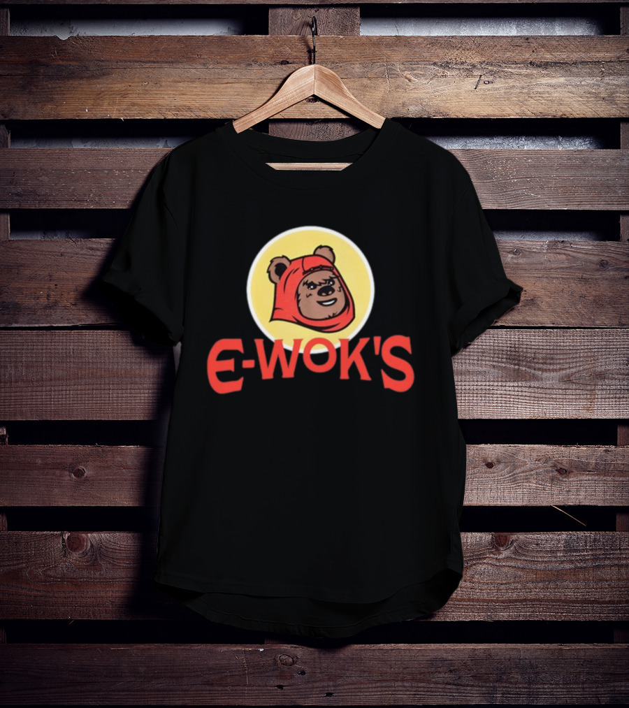 E-Wok's Cute Character In Red Hood T-Shirt