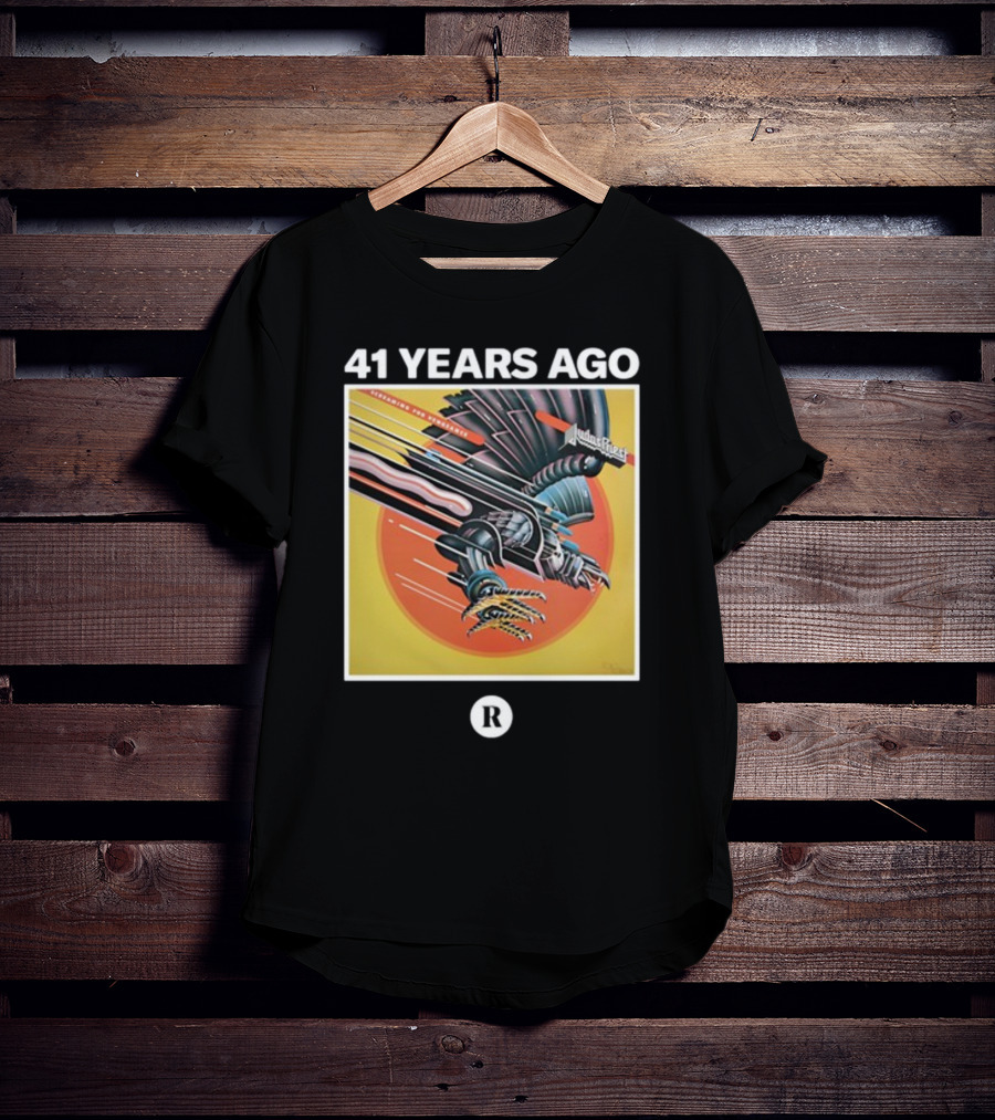 41 Years Ago Judas Priest Screaming For Vengeance Album T-Shirt