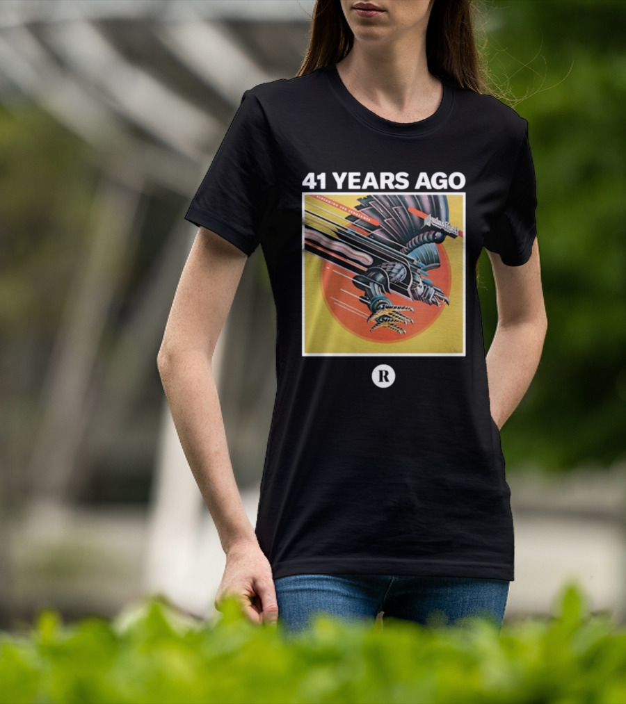 41 Years Ago Judas Priest Screaming For Vengeance Album T-Shirt