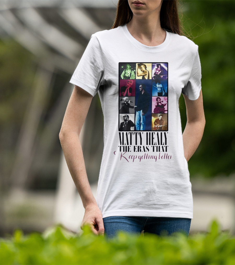 Matty Healy The Eras That Keep Getting Better Collage Of Iconic Performances T-Shirt