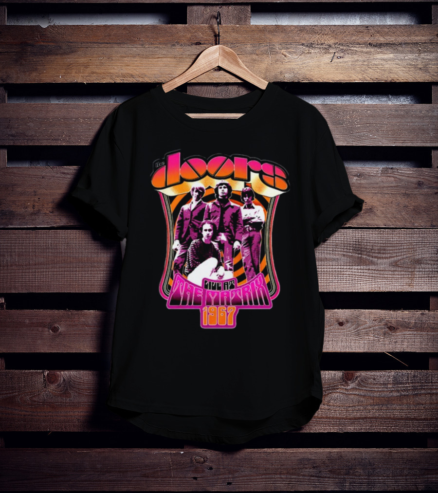 The Doors Live At The Matrix 1967 Psychedelic Band Photo T-Shirt